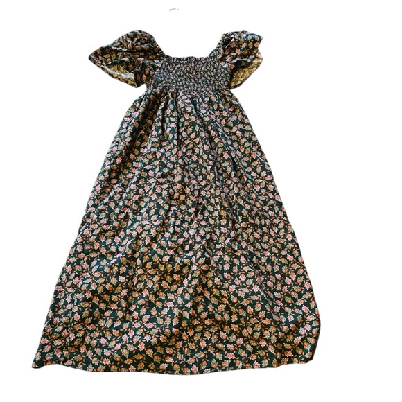 dip Dresses & Skirts - DIP Bridgerton Maple Leaf Off The Shoulder Puff Sleeve Midi Dress